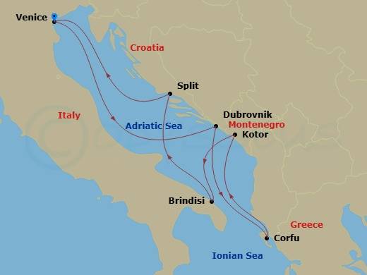 Plavba lodi MSC Armonia – Itálie, Chorvatsko, Řecko, Černá Hora z Benátek – 25.10.2026